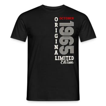 59. Geburtstag Legende Oktober 1965 Jahrgang 65 - Männer T-Shirt - Schwarz - Vorne - AI Model Male 178 light (178cm)