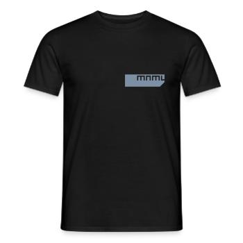 minimal | mnml - Männer T-Shirt - Schwarz - Vorne - AI Model Male 178 light (178cm)