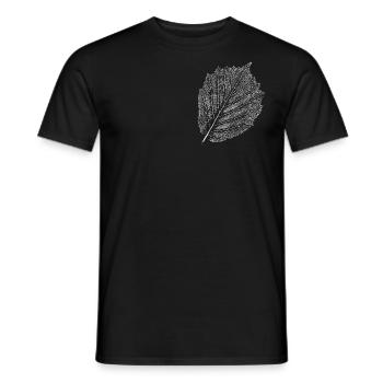 Leaf / Hazel / Hazelnut - Men's T-Shirt - black - Front - AI Model Male 178 light (178cm)