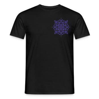 Mandala style - Men's T-Shirt - black - Front - AI Model Male 178 light (178cm)