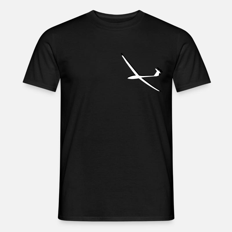 Glider glider flying glider pilot pilot - Men's T-shirt - black