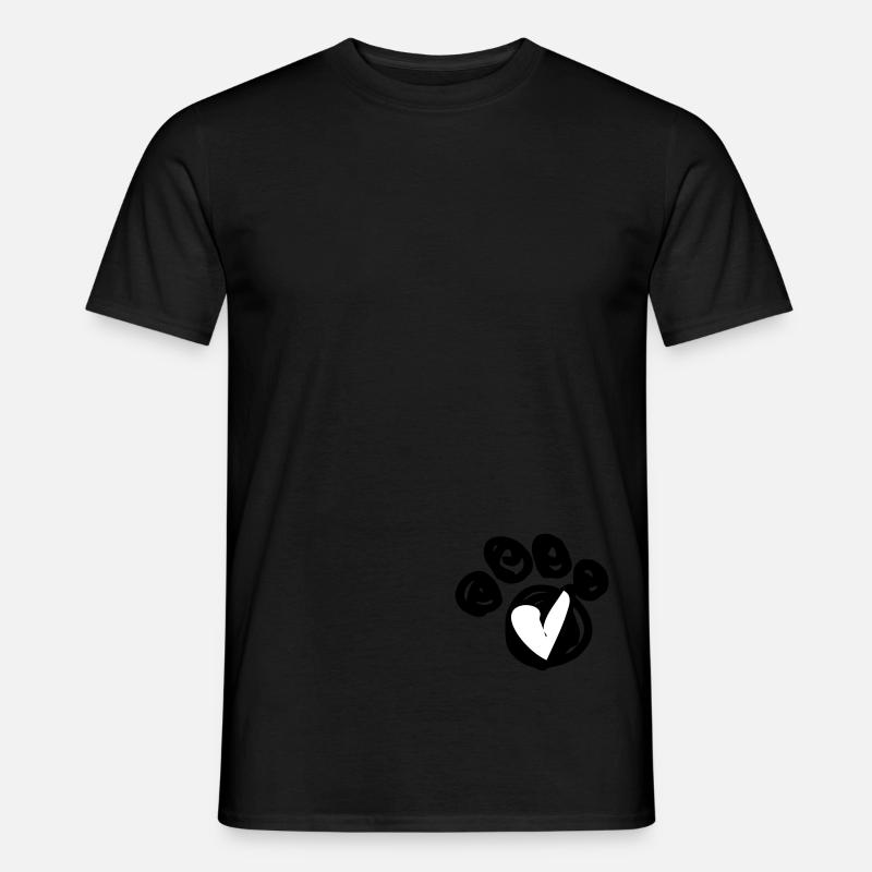 pfoterl - Männer T-Shirt - Schwarz