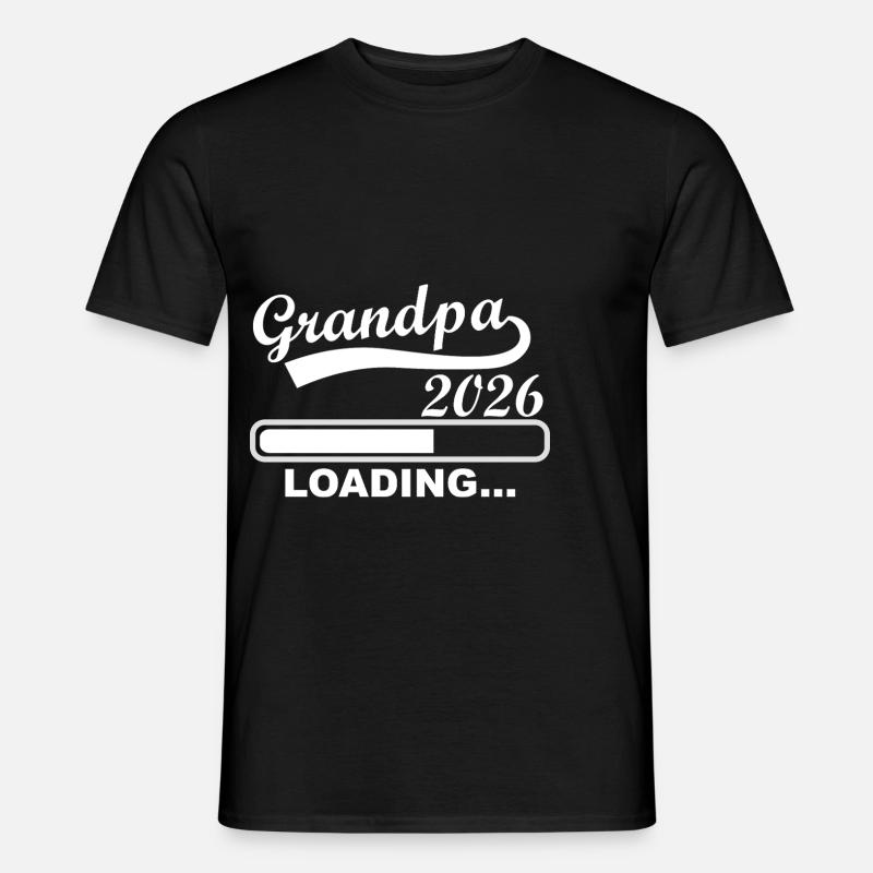 Grandpa 2026 Loading Progress - Men's T-Shirt - black