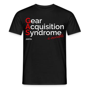 Syndrome d’acquisition d’engrenage - T-shirt homme - noir - Devant - AI Model Male 178 light (178cm)