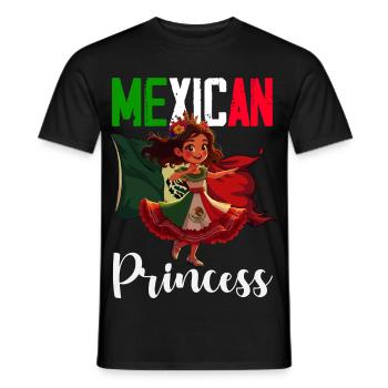 Mexiko Stolz & Heimat Mexikaner Mexico Flagge - Männer T-Shirt - Schwarz - Vorne - AI Model Male 178 light (178cm)