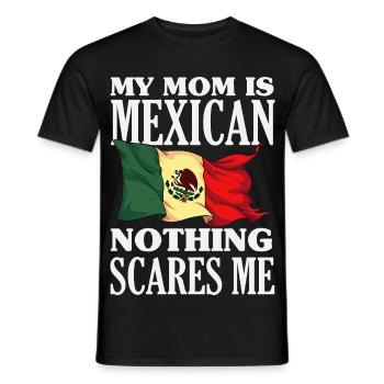 Mexiko Stolz & Heimat Mexikaner Mexico Flagge - Männer T-Shirt - Schwarz - Vorne - AI Model Male 178 light (178cm)
