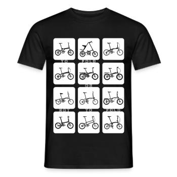 FALTEN ODER NICHT FALTEN (umkehren) - Männer T-Shirt - Schwarz - Vorne - AI Model Male 178 light (178cm)
