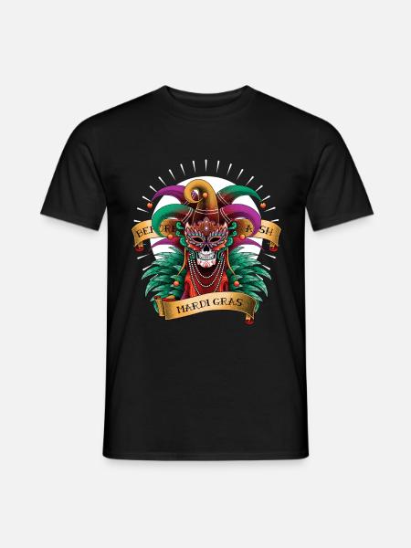 Mardi Gras - T-shirt homme - noir