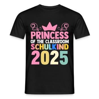 Kita Abschied Erste Klasse Einschulung 2025 - Männer T-Shirt - Schwarz - Vorne - AI Model Male 178 light (178cm)