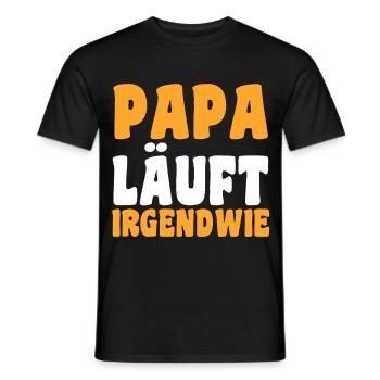 Père Équipe Papa - T-shirt homme - noir - Devant - AI Model Male 178 light (178cm)