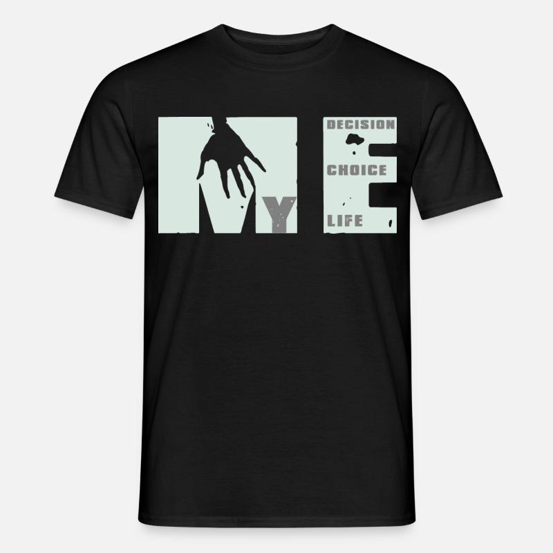 MEvolution: Choix, Décision, Vie - T-shirt homme - noir