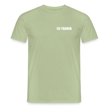 Assistant Coach Football - Men's T-Shirt - sage - Front - AI Model Male 178 light (178cm)