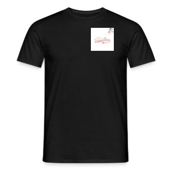valentin - Männer T-Shirt - Schwarz - Vorne - AI Model Male 178 light (178cm)