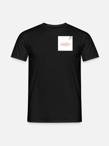 valentin - Männer T-Shirt - Schwarz