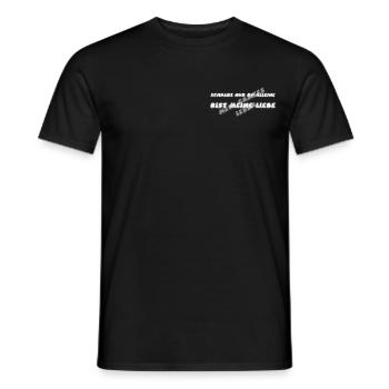 Schalke Nur Du Alleine - Männer T-Shirt - Schwarz - Vorne - AI Model Male 178 light (178cm)