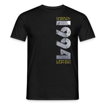 30th Birthday Original August 1994 Vintage 1994 - Men's T-Shirt - black - Front - AI Model Male 178 light (178cm)