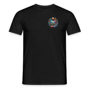 Gym & Fitness Theme - Men's T-Shirt - black - Front - AI Model Male 178 light (178cm)