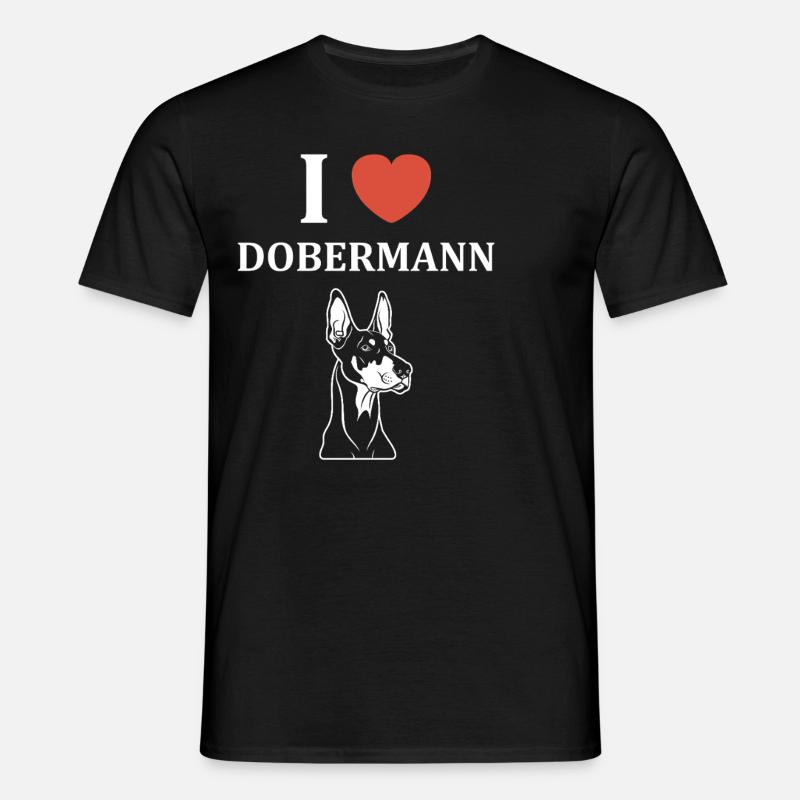 Dobermann - Men's T-Shirt - black