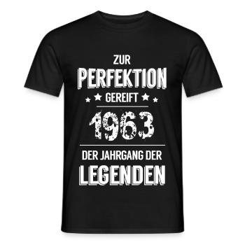 Legenden 1963 - Männer T-Shirt - Schwarz - Vorne - AI Model Male 178 light (178cm)