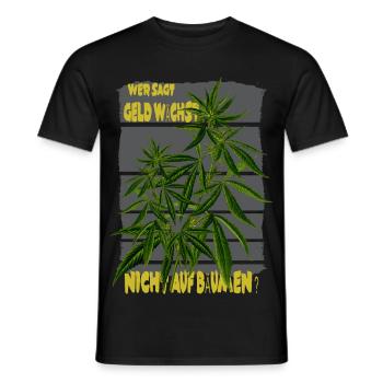 Wer sagt, Geld wächst nicht auf Bäumen ? - Männer T-Shirt - Schwarz - Vorne - AI Model Male 178 light (178cm)