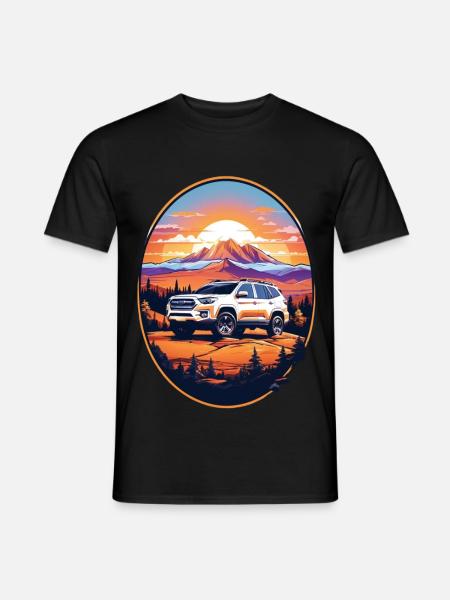 Off-road vehicle 4x4 - Men's T-Shirt - black