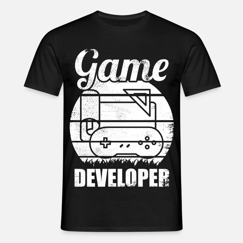 Games Developer - Men's T-Shirt - black