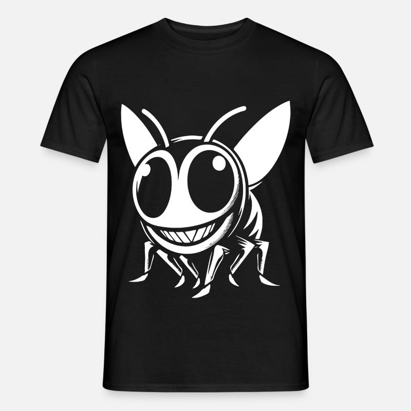 Funny Wasp Design – Comic Fun - Men’s T-shirt - black