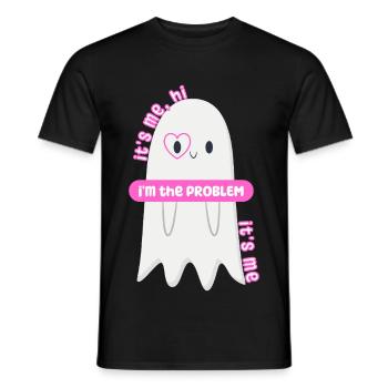 C’est moi, salut, je suis le problème - T-shirt homme - noir - Devant - AI Model Male 178 light (178cm)