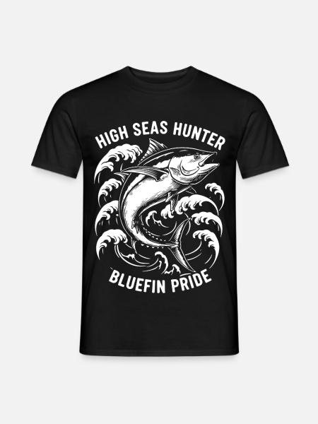 Pêche Mer Thon Bluefin Hunter - T-shirt homme - noir