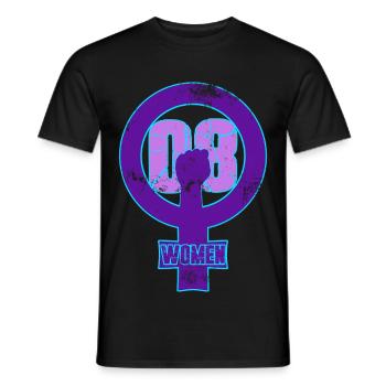Internationaler Frauentag Design - Für Frauen - Männer T-Shirt - Schwarz - Vorne - AI Model Male 178 light (178cm)