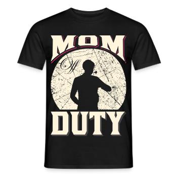 Mama außer Dienst Lustig, entspann dich - Männer T-Shirt - Schwarz - Vorne - AI Model Male 178 light (178cm)