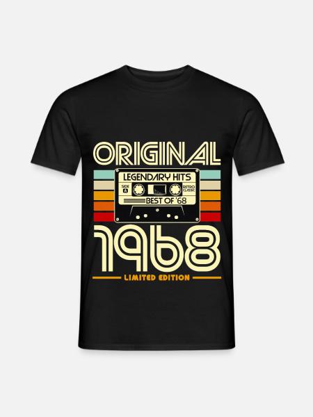 Original 1968 Limited Edition - Men's T-Shirt - black