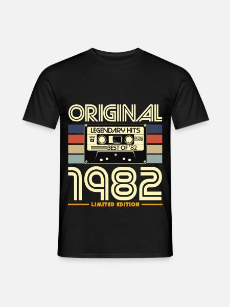 Original 1982 Limited Edition - Men's T-Shirt - black