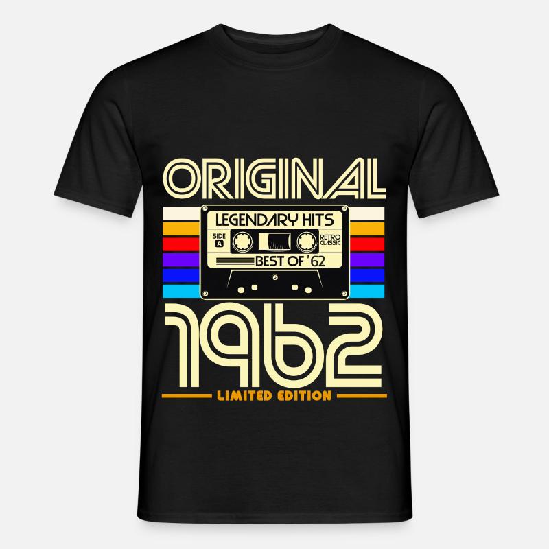 Originale limitierte Kassette von 1962 - Männer T-Shirt - Schwarz