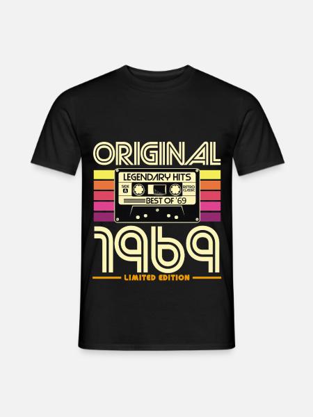Original 1969 Limited Edition Retro - Men's T-Shirt - black