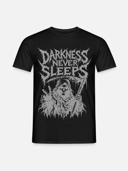 Grim Reaper Death Metal Gothic Horror Motiv - Männer T-Shirt - Schwarz