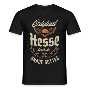 Hesse Spruch - Männer T-Shirt - Schwarz - Vorne - AI Model Male 178 light (178cm)