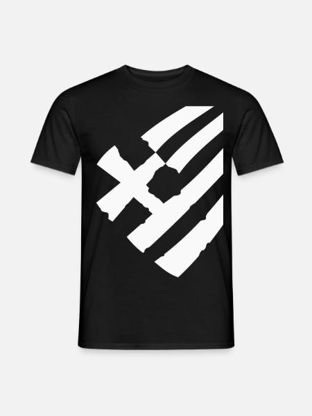 greece flag - Men's T-Shirt - black
