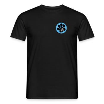 Label Blue Mochi - Männer T-Shirt - Schwarz - Vorne - AI Model Male 178 light (178cm)