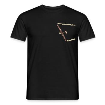 Habicht oldtimer Planeur - T-shirt homme - noir - Devant - AI Model Male 178 light (178cm)