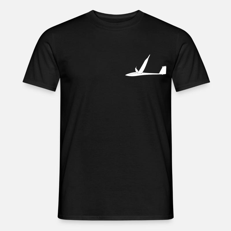 Glider Glider ASW22 Thermik Pilot - Men's T-shirt - black