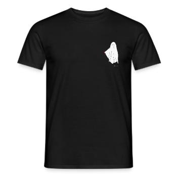 GhostBoi - Männer T-Shirt - Schwarz - Vorne - AI Model Male 178 light (178cm)