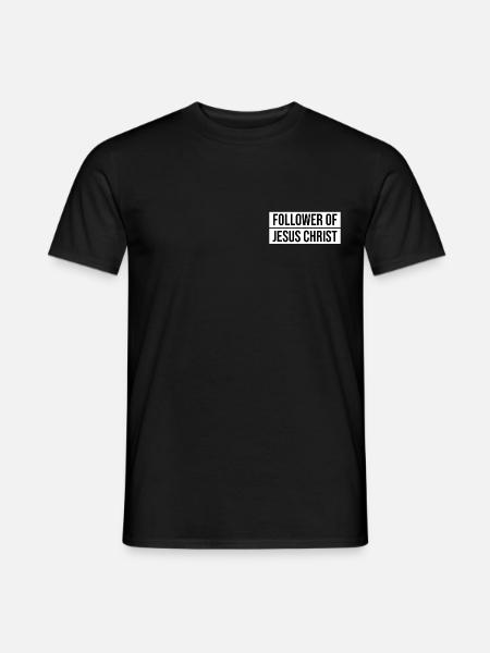 Follower Of Jesus Christ Disciple Christian Gift - Men's T-Shirt - black
