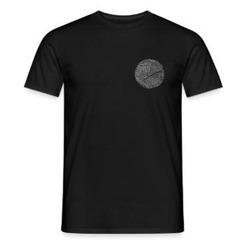 Tree Slice - Nature - Love the Forest - Men's T-Shirt - black - Front - AI Model Male 178 light (178cm)
