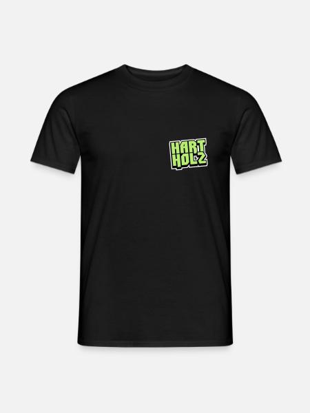 HARTHOLZ Logo - Männer T-Shirt - Schwarz
