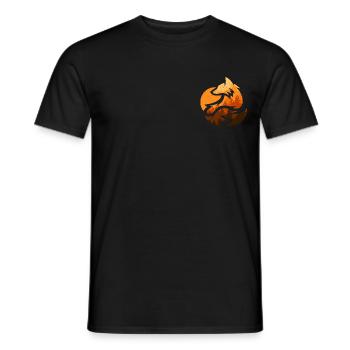 Fox animal design gifts - Men's T-Shirt - black - Front - AI Model Male 178 light (178cm)