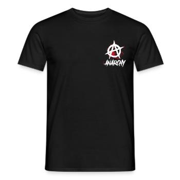 Anarchy Anarchy Symbol Logo Geschenk - Männer T-Shirt - Schwarz - Vorne - AI Model Male 178 light (178cm)