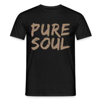 Reinheit und Charakter pure Seele - Männer T-Shirt - Schwarz - Vorne - AI Model Male 178 light (178cm)