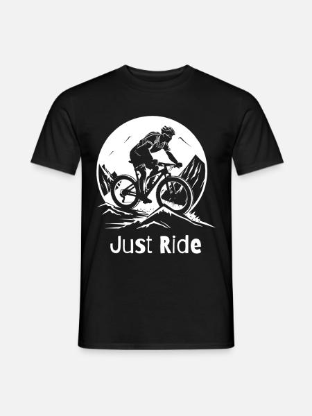 VTT facile - T-shirt homme - noir