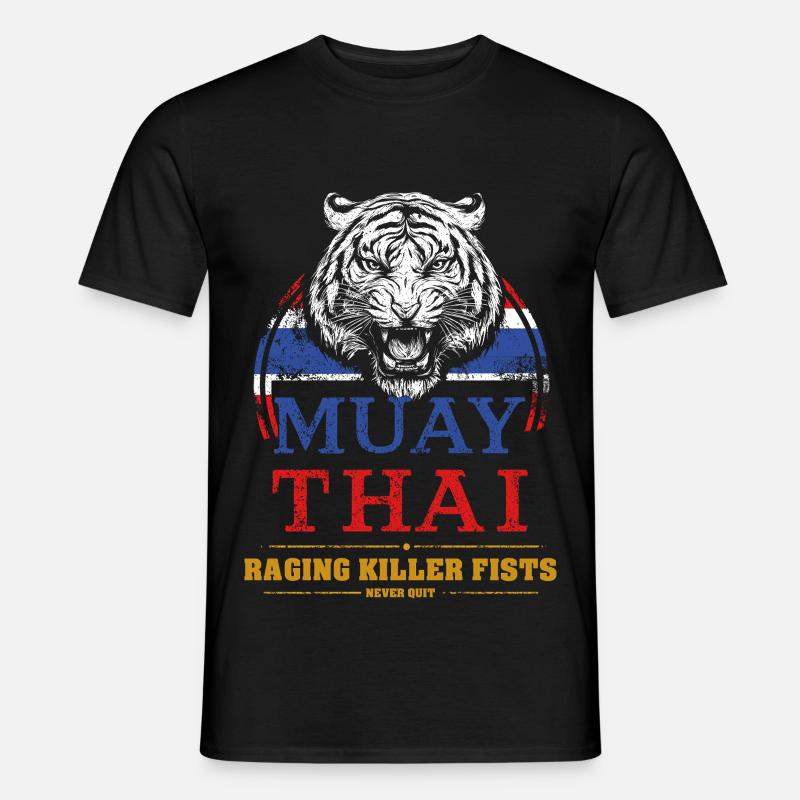 Tiger Muay Thai - Männer T-Shirt - Schwarz